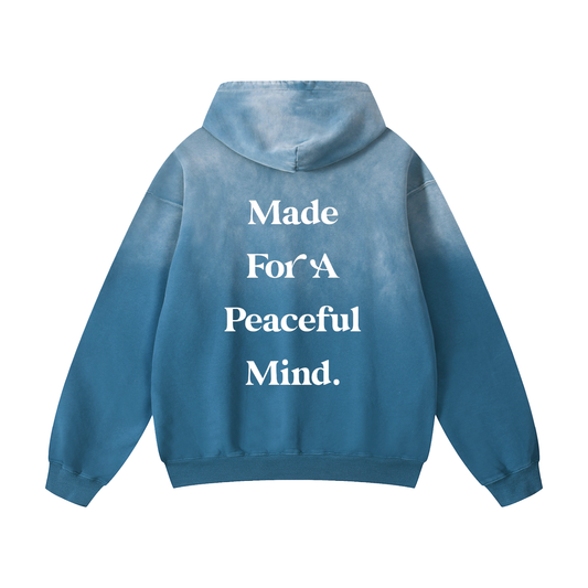 Anti Anxiety Oversized Hoodie - Jeans Blue