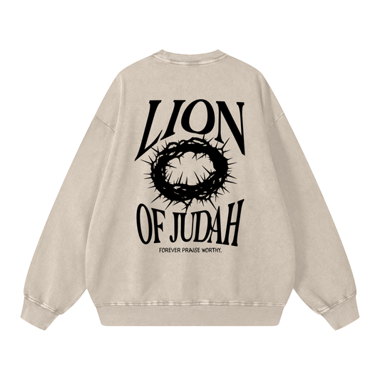 Lion Of Judah Sweatshirt - Apricot