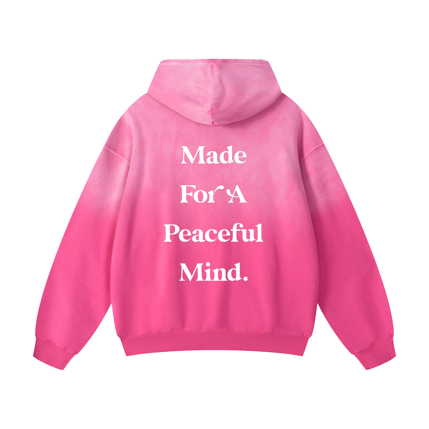 Anti Anxiety Oversized Hoodie - Pink