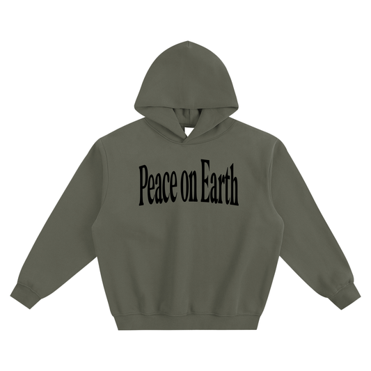 Peace On Earth Hoodie - Dark Gray