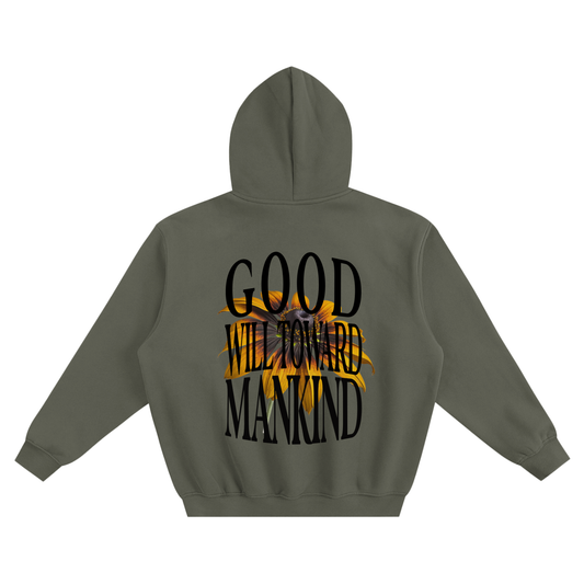 Peace On Earth Hoodie - Dark Gray