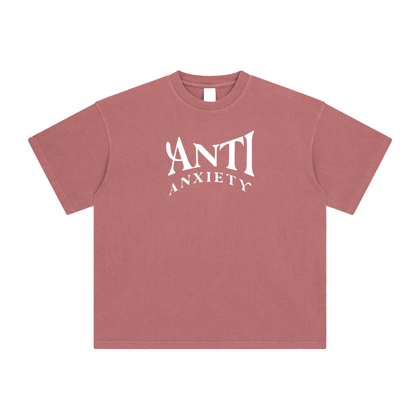 Anti Anxiety Tee - Brick Red