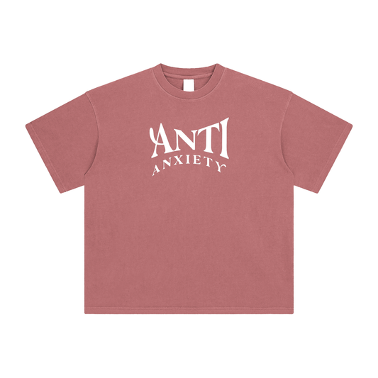 Anti Anxiety Tee - Brick Red