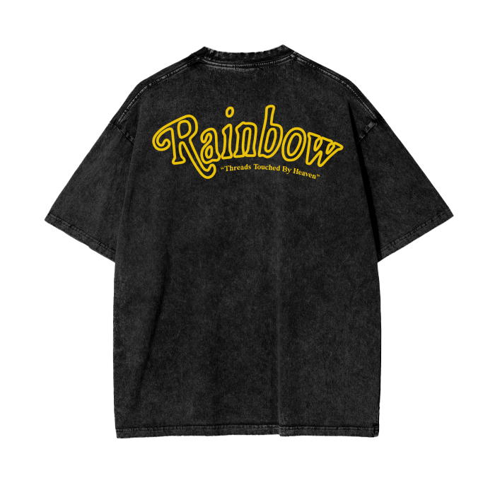 Radiant Rainbow Tee - Yellow/Black
